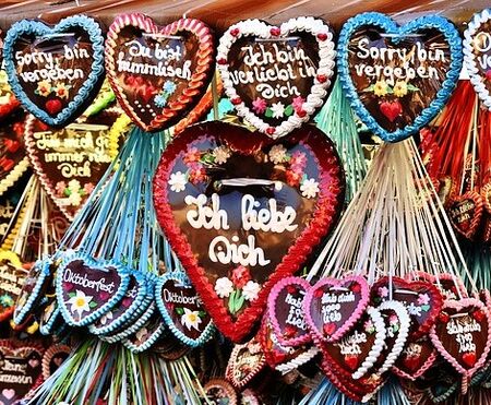 Lebkuchenherz Ich liebe dich